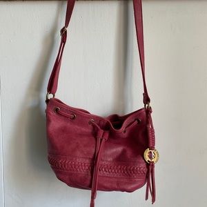Lucky Brand Small Bucket Bag with inside pocket and outer pocket